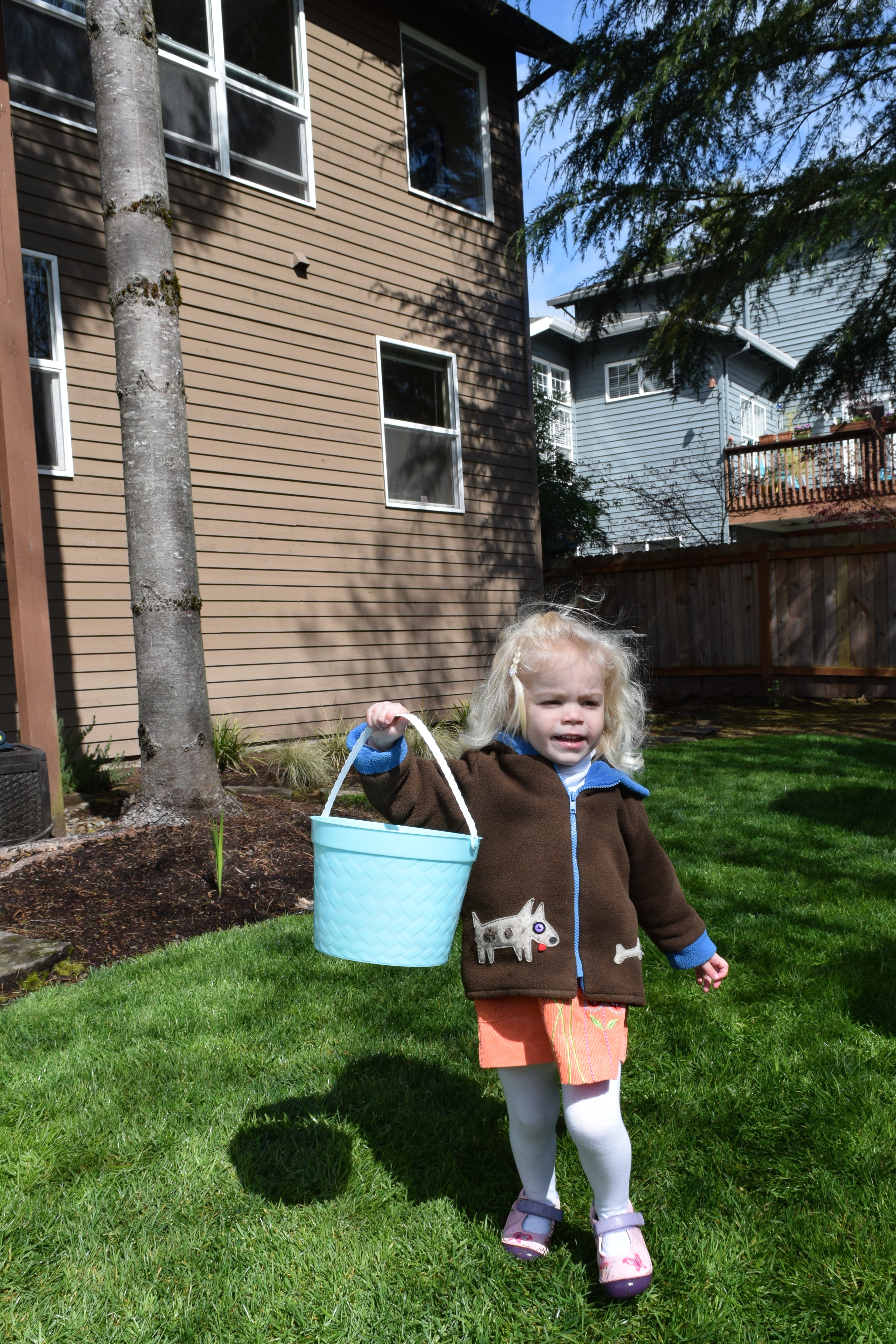Toddler Easter egg hunt Ten Thousand Hour Mama