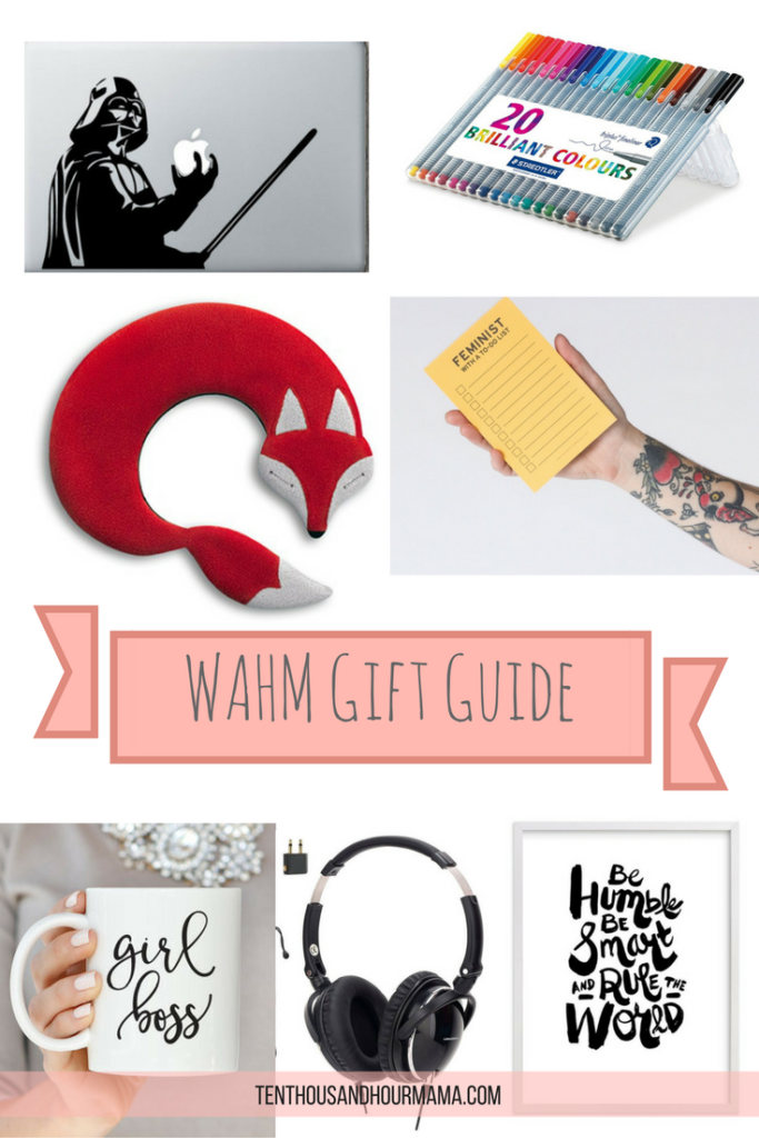 Here, the 10 best WAHM gifts for every work at home mom on your Christmas or holiday shopping list! Ten Thousand Hour Mama