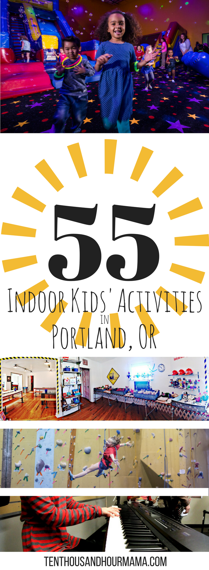 55 of the best ideas of indoor kids activities in Portland, Oregon, including restaurants, museums, play gyms, arts and crafts studios and more! Ten Thousand Hour Mama