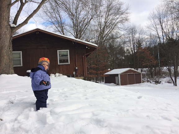 My toddler loves the outdoors but is less certain about the snow: yet another thing that makes her uniquely her. Ten Thousand Hour Mama