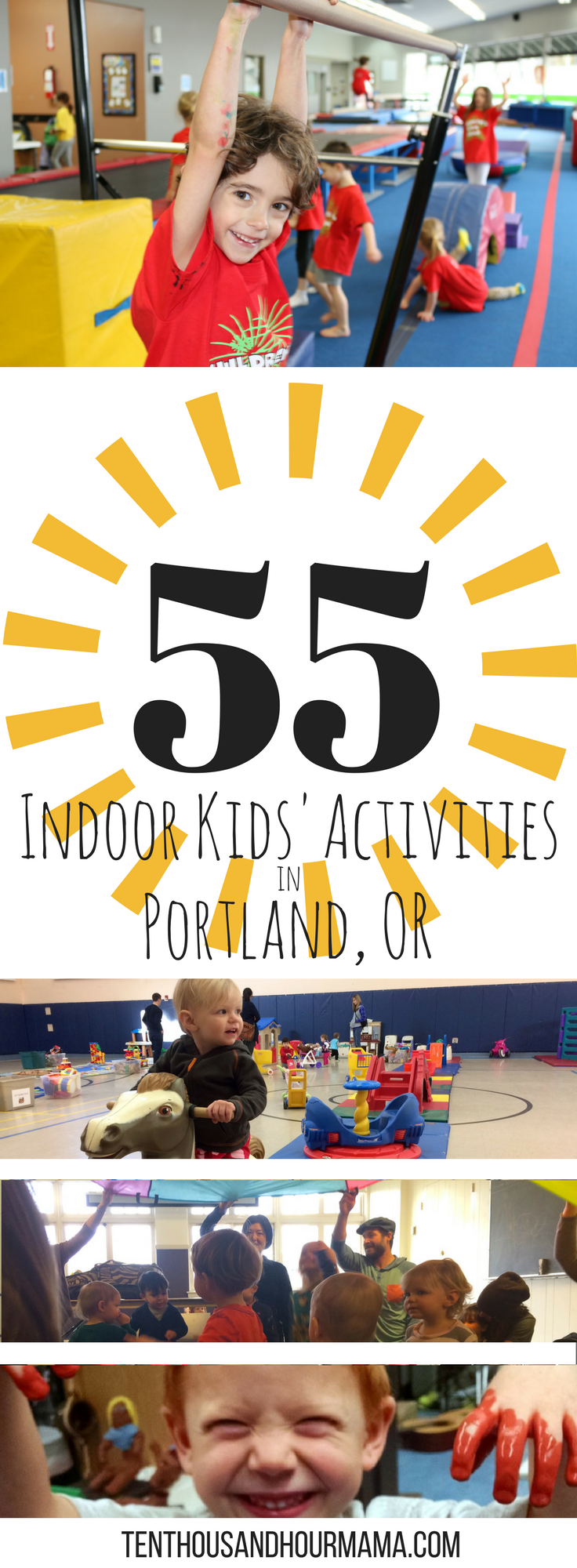 Indoor activities in Portland, Oregon for kids and families - tons of fun! Ten Thousand Hour Mama
