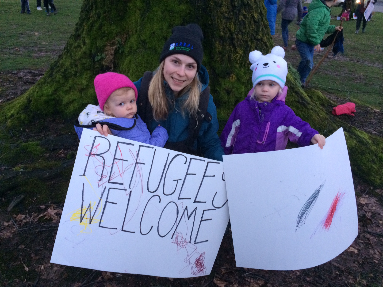 Refugees welcome here // Family activism // kids for justice // Ten Thousand Hour Mama