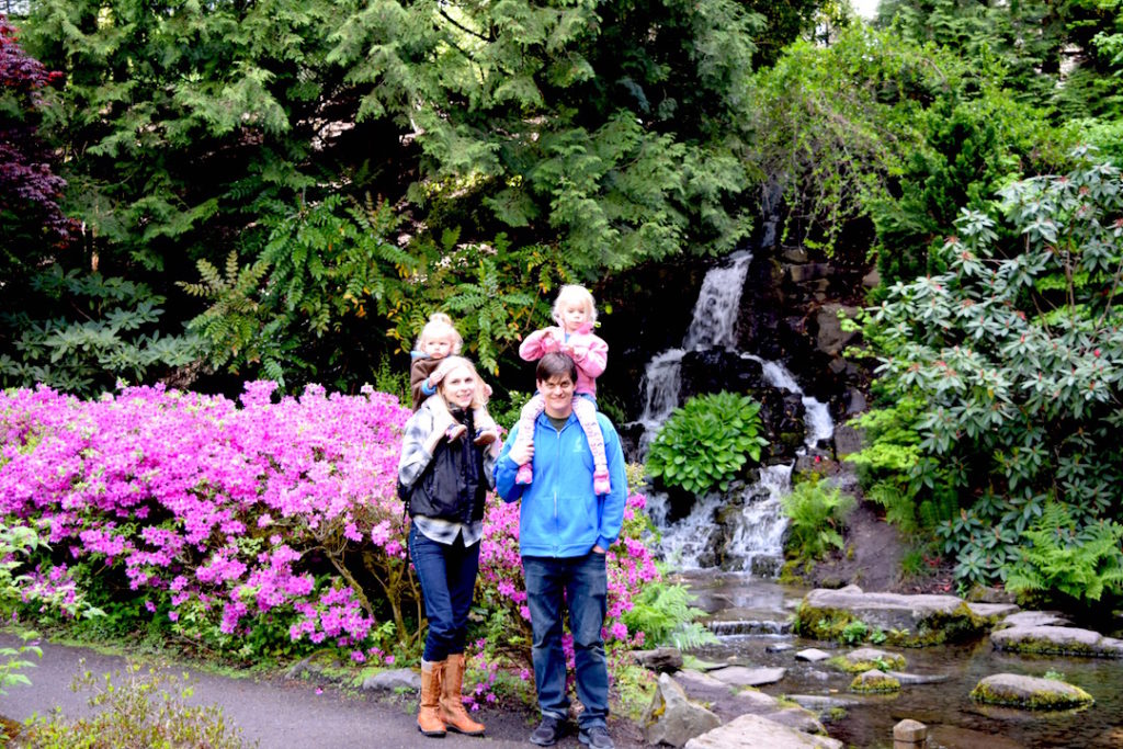 Crystal Springs Portland rhododendron garden: A perfect walk and hiking destination for Oregon travel with kids. Ten Thousand Hour Mama
