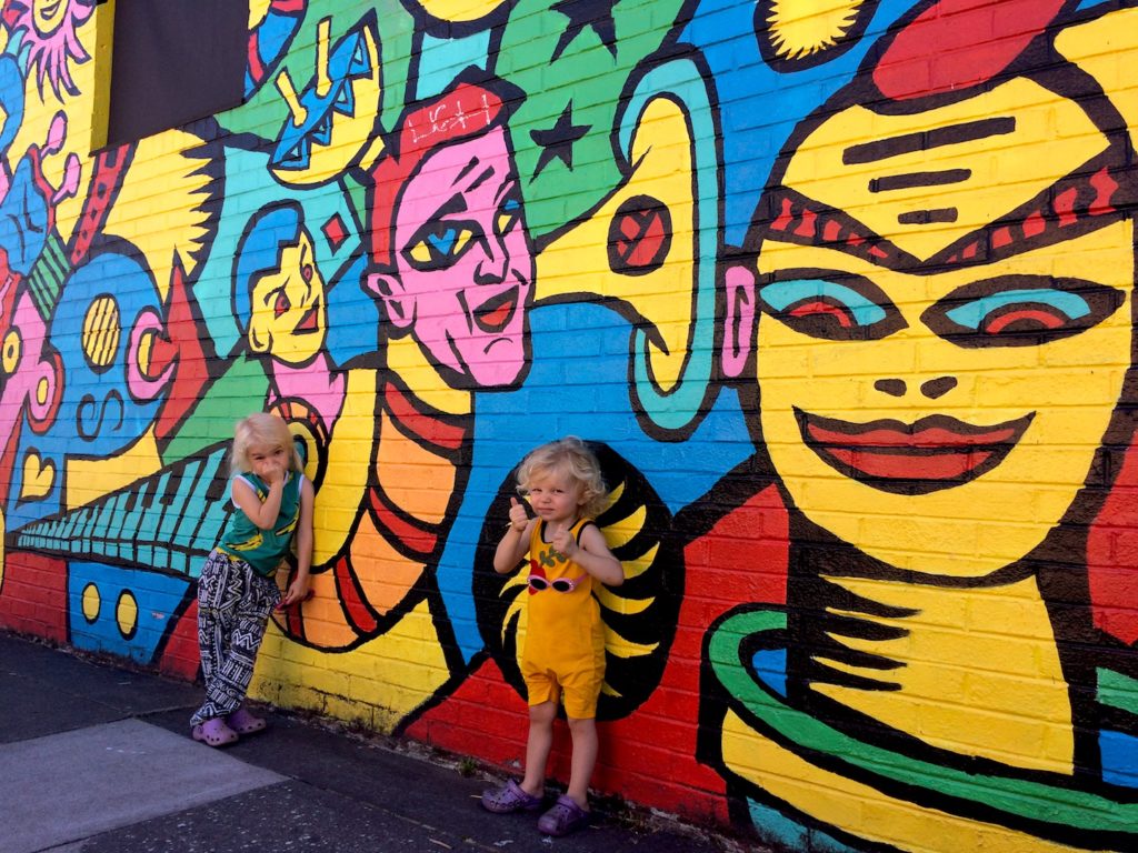 A kid friendly mural crawl in Portland, Oregon is a great family friendly activity - and you'll capture incredible photos of street art! Ten Thousand Hour Mama 