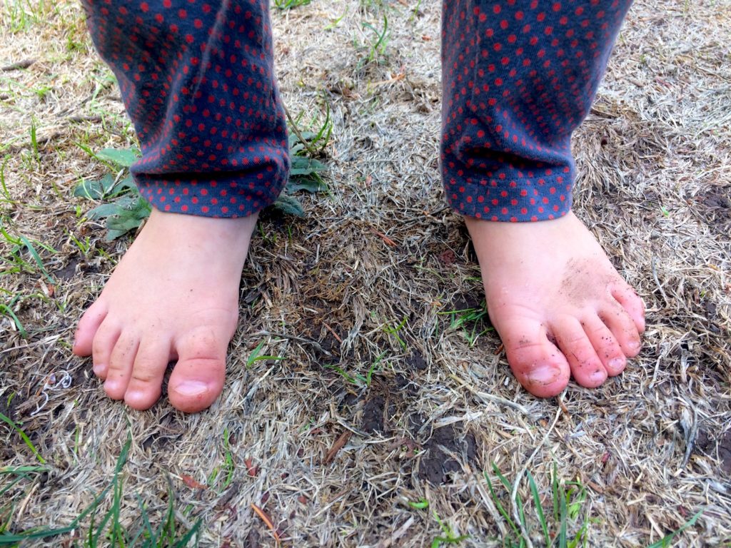 Saying goodbye to summer feet - how going barefoot makes the most of childhood. Ten Thousand Hour Mama