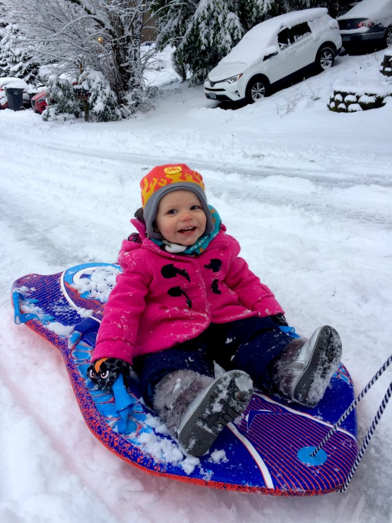 Winter fun and sledding with kids - Ten Thousand Hour Mama
