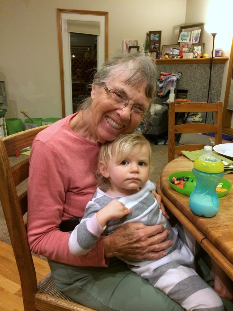 Meeting her great grandma - Ten Thousand Hour Mama